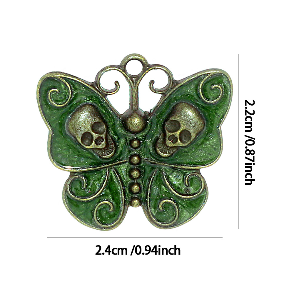 Gothic Skull Butterfly Enameli – Butterfly Pendant Necklace recenzja i cena