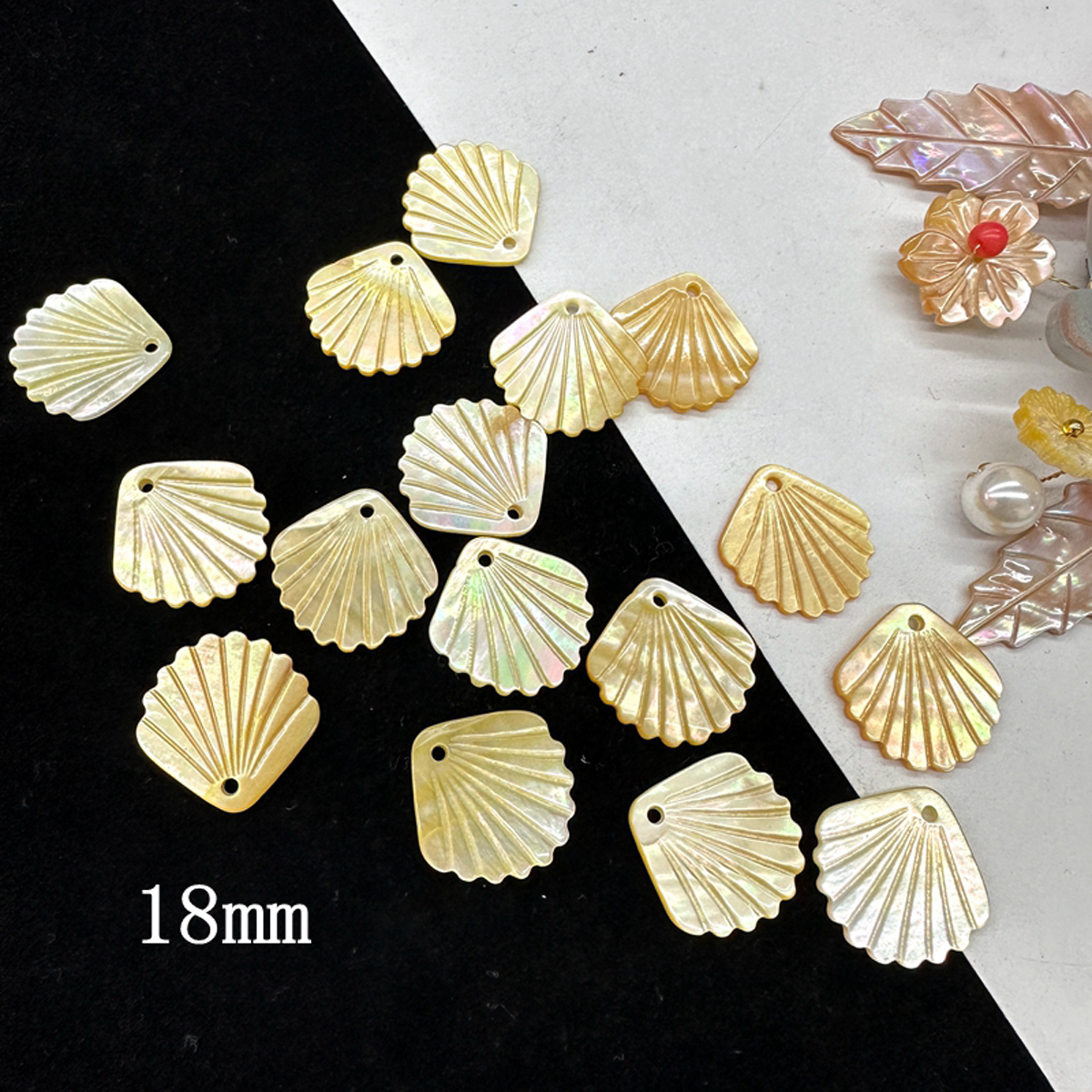 5Pcs Shell Beads With Hole Nat – Pearl Stud Earrings recenzja i cena