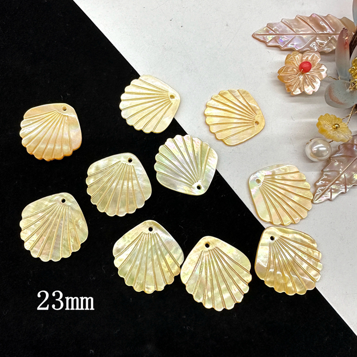 5Pcs Shell Beads With Hole Nat – Pearl Stud Earrings recenzja i cena
