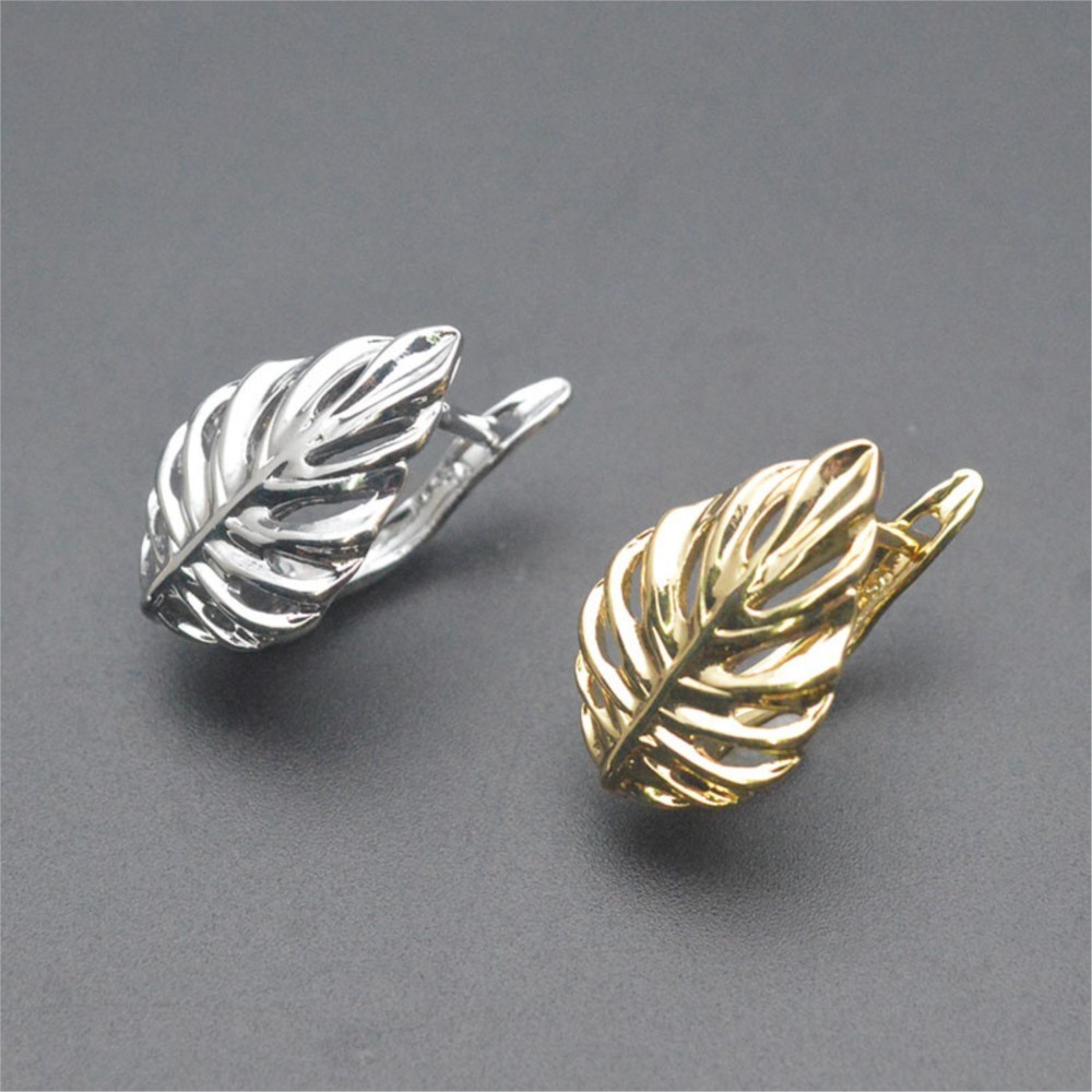 1/2Pcs 18K Gold Plated Brass L – Hoop Earrings recenzja i cena