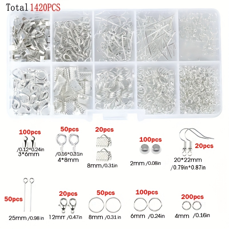 1420pcs 1box Jewelry Findings  – Jewelry Repair & Watches Photos recenzja i cena
