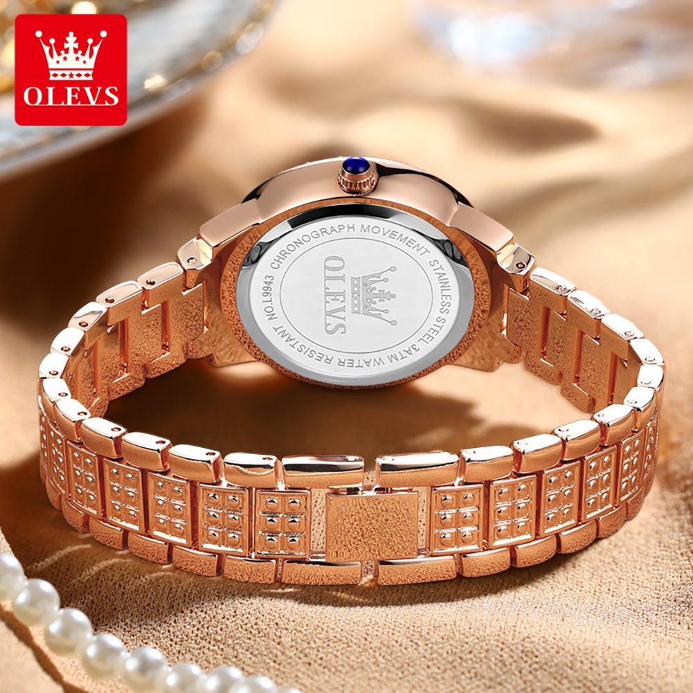 OLEVS 9943 Luxury All Diamond  – Jewelry Diamond Watches recenzja i cena