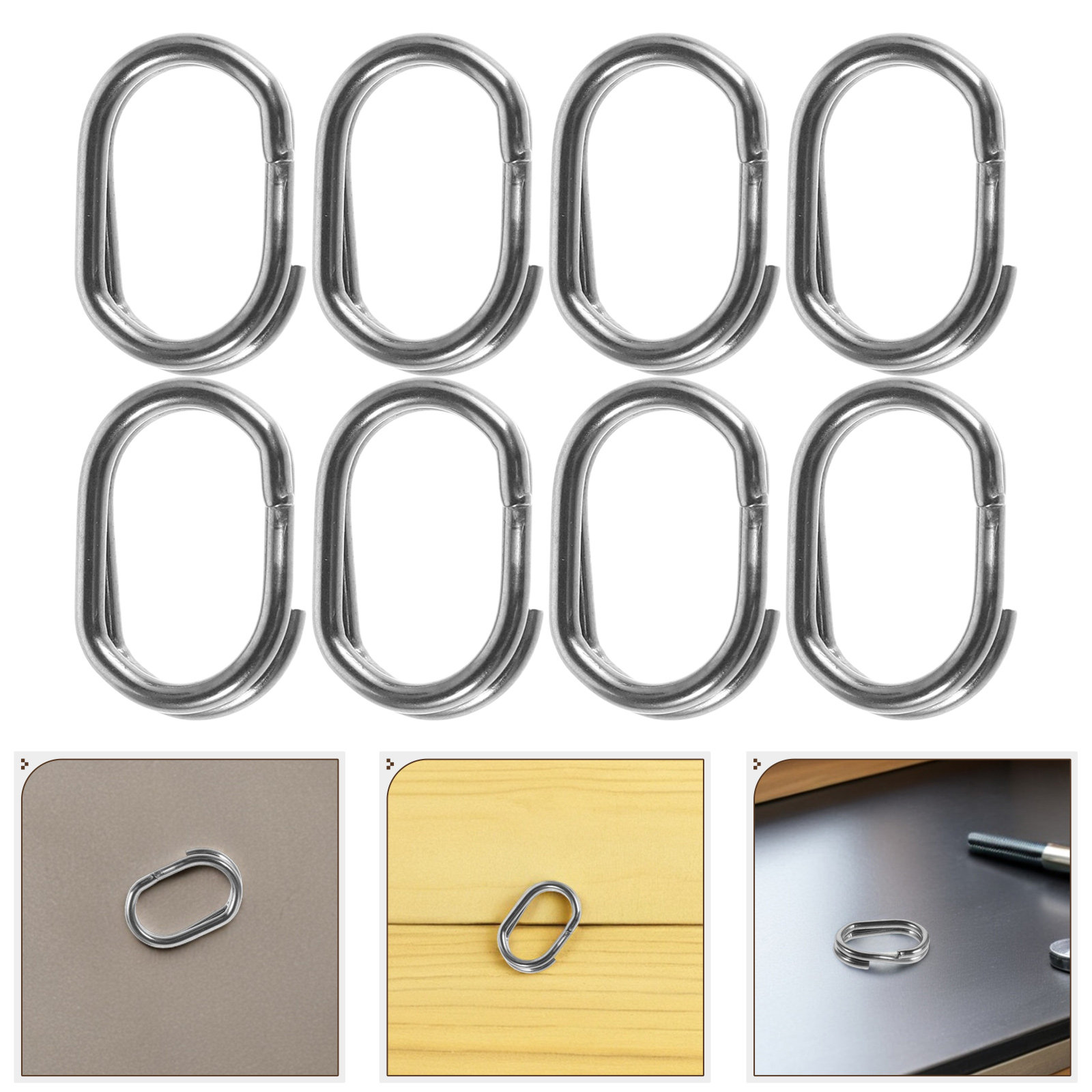 100Pcs Oval Stainless Steel Sp – Jewelry Repair & Watches Photos recenzja i cena